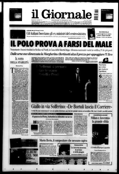 Il giornale : quotidiano del mattino